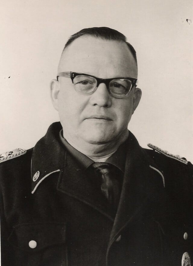 Gemeindebrandmeister Erich Kunze